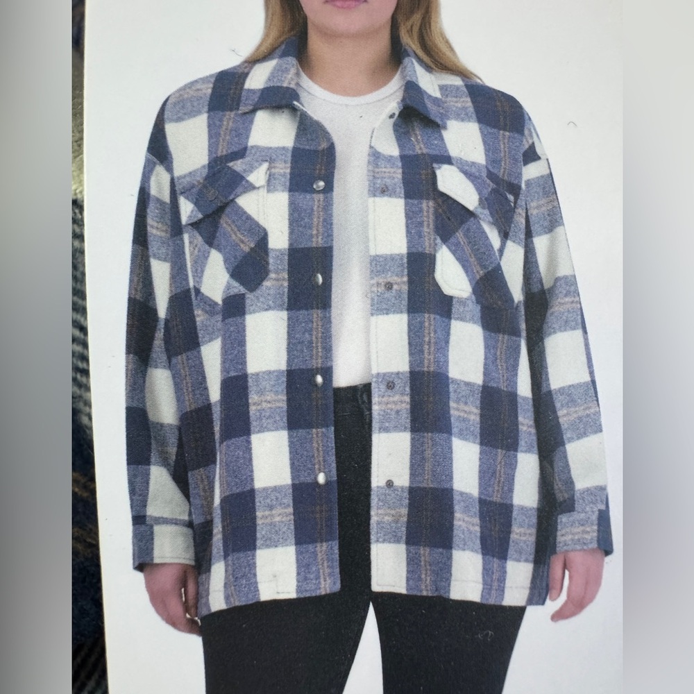 Button Up Flannel Jacket